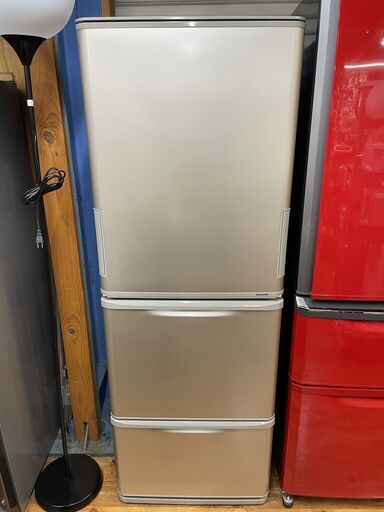 ☆SHARP シャープ 350L 3ドア冷蔵庫 SJ-W352D-N 左右どっちもドア 幅60cm 2018年製  日本製