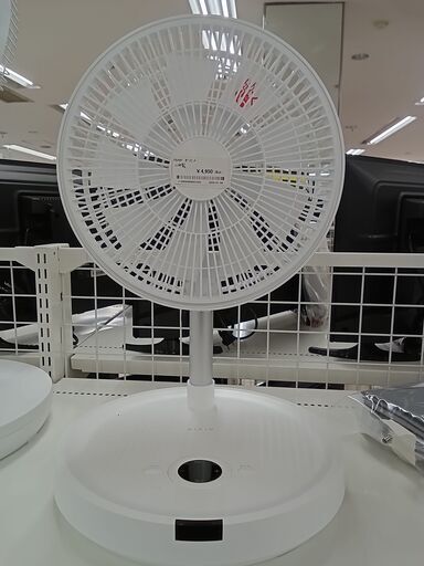 ★ジモティ割あり★ RIAIR 折り畳み扇風機　オリヒメ RFA24DK  22年製 動作確認／クリーニング済み TC3846