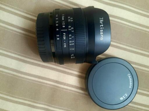 マニュアルレンズ フィッシュアイ 7.5mm f2.8