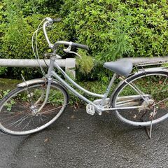 自転車　No.1511　シルバー　ブリジストン　27インチ　内装...