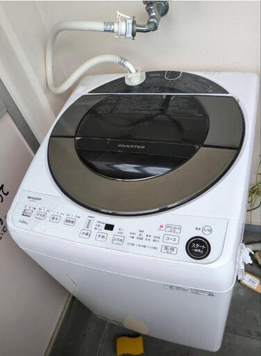 家電 洗濯機 SHARP インバーター 2020年製 11.0kg