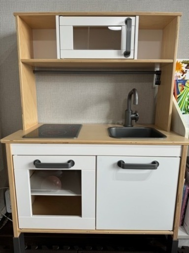 【美品】IKEAおままごとキッチン　DUKTIG