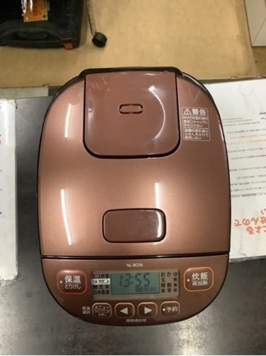 象印 マイコン炊飯ジャー(3合炊き) ホワイトZOJIRUSHI 極め炊き NL-BC05  リサイクルショップ宮崎屋　佐土原店　24.7.14F
