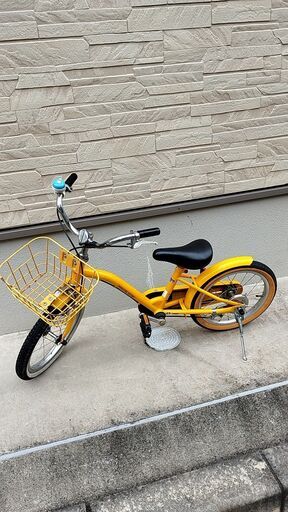 (中古)子供用自転車16インチ　黄色
