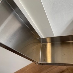 ステンレス隙間引出ラック 幅12cm ロータイプ DS95 frames&sons キッチンワゴン アジャスター付き キッチンすきま収納 隙間収納 すき間収納 隙間ラック
