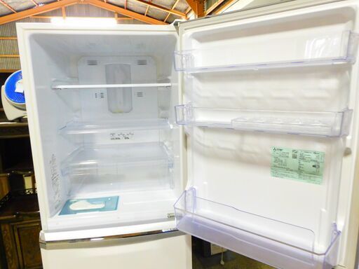 MITSUBISHI 三菱電機 ミツビシ 3ドア冷凍冷蔵庫 自動製氷機能付き MR
