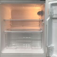 24Y453 ジB 【美品】 YAMADA SELECT ヤマダ電機 ノンフロン冷凍冷蔵庫 YRZ-C09H1 右開き 87L 2ドア 中古品