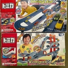 トミカ☆乾電池／トミカ付き☆すぐ遊べるセット☆ビックタワー