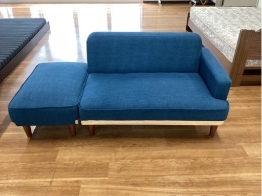 ソファ（オットマン付き）【町田市再生家具】240982
