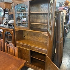 三越ブルージュ 三越 ブルージュ カップボード キッチンボード ボード 食器棚 茶棚 カントリー おしゃれ インテリア シンプル ナチュラル ステンドガラス 