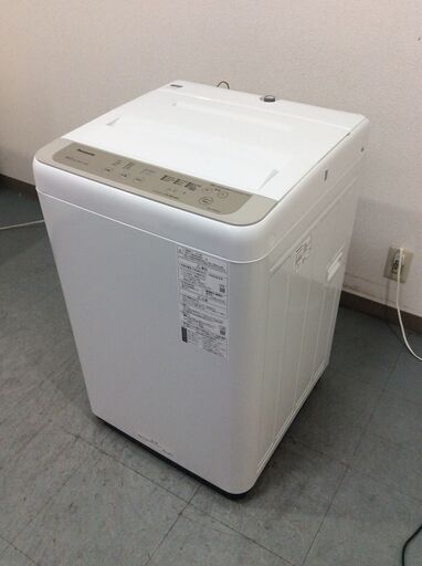 JT9166【Panasonic/パナソニック 5.0㎏洗濯機】美品 2019年製 NA-F50B13 家電 洗濯 簡易乾燥付