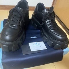 【値段交渉可能】厚底　スニーカー　プラダ　PRADA 　26cm サブカル　地雷 値段交渉可能】厚底 スニーカー プラダ PRADA 26cm サブカル 地雷
