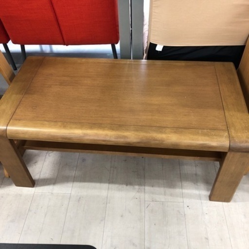 karimoku ローテーブル天然木Chitano ブラウン【トレファク堺福田店】