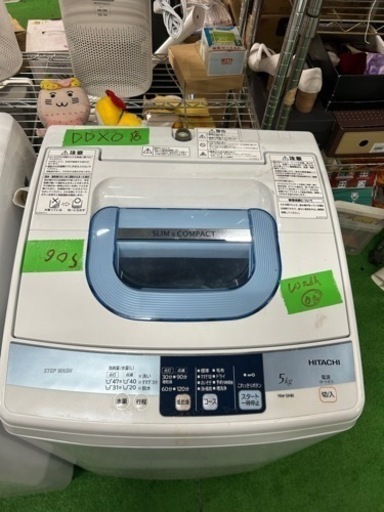 早い者勝ち大セール‼️‼️＋ご来店時、ガン×2お値引き‼️HITACHI(日立) 2013年製 5.0kg 洗濯機