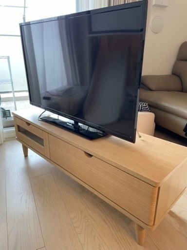 (お値引き〜7/24のお取引可能な方には1万円)AQUOS 40インチ液晶テレビ+ニトリテレビ台