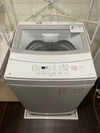 売約済【2022年製】ニトリ: 6kg全自動洗濯機(NTR60 ホワイト)