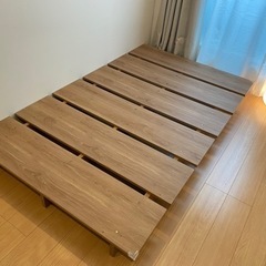 ほぼ新品Lowyaのシングルベッド マットレス付き