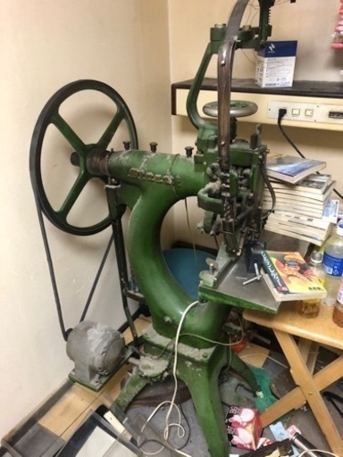 南精機 針金綴じ機 100V 足踏み製本機械 平綴じ