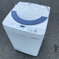 🎄☘️大阪市から阪南市まで配達設置無料🎄シャープ洗濯機 5.5kg🍀保証  