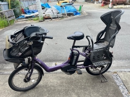 PAS kiss mini 電動自転車　リヤチャイルドシート付き