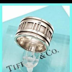 【絶版美品】 ティファニー アトラス ワイド リング シルバー Tiffany&Co アクセサリー