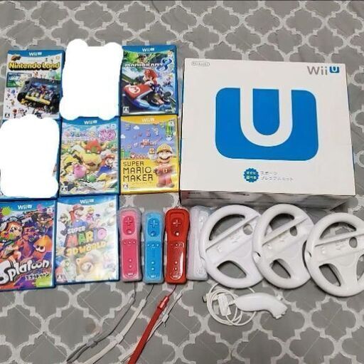 WiiU　本体とソフト６本のセット