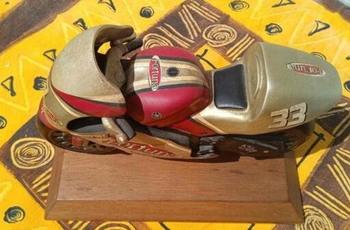 値下げしました)木彫りのYAMAHAバイク - その他 