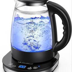 電気ケトル ガラス 1.0L家電 キッチン家電 電気ポット