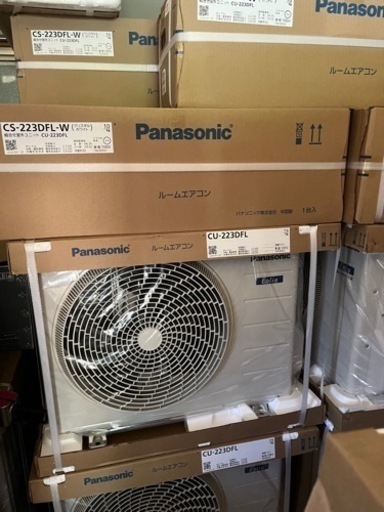 新品　パナソニック　エアコン　CS-223DFL 取り外し処分込み　6畳用　最安値