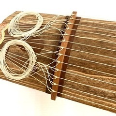 ◇和琴◇13弦琴 全長183cm 琴柱／口前カバー／丸袋付き【引き取り歓迎】