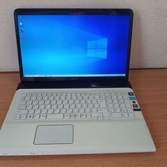 17インチ大画面 ノートPC SONY VAIO Core i7/8G/SSD 500G/Blu-ray/AMD