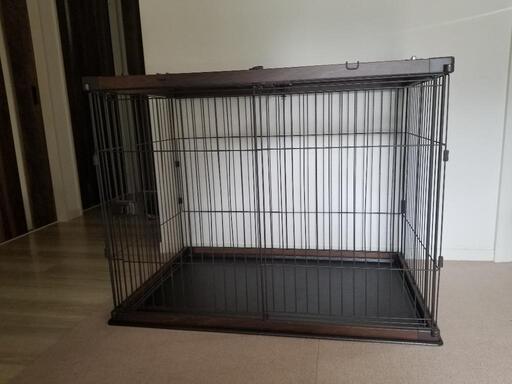 中型犬 保護犬にいいサイズ。広々室内ゲージ