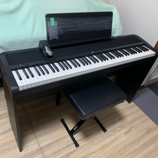 KORG B2 88鍵盤 電子ピアノ 2019年製 イス.スタンド付き