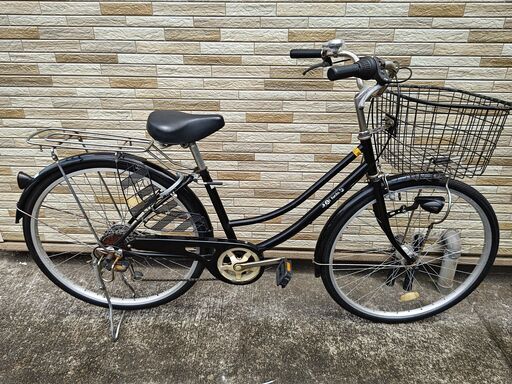 中古自転車 6段変速 26インチ LEDオートライト 軽整備済み 防犯登録対応 町田市 相模原市 MM322