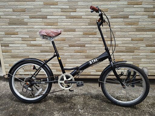 値下げ割引 中古 折り畳み自転車 6段変速 20インチ ライト無し 軽整備済み 町田市 相模原市 MM323