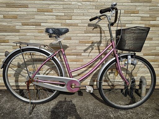 中古自転車 変速無し 26インチ ブロックダイナモ 軽整備済み 防犯登録対応 町田市 相模原市 MM325