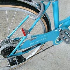26インチ 子供用自転車 水色 【要ギア調整】ブルー系 DACCARAT CRUZE