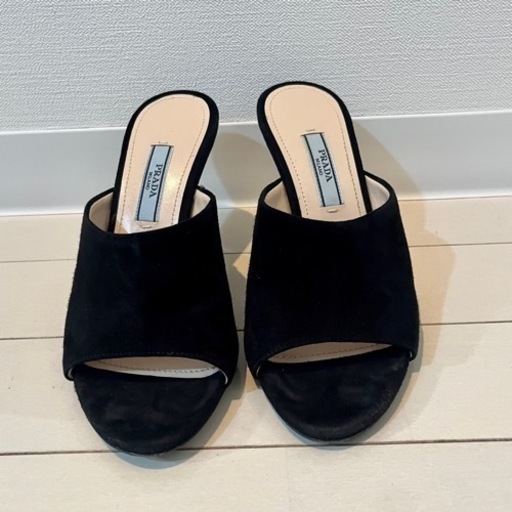 PRADA /　ミラーハイヒール ミュール シューズ #37