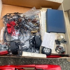 希少 1／8フェラーリ プラモ 作り途中