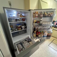 【美品】AQUA ノンフロン冷凍冷蔵庫 シルバー 冷蔵庫 シルバー AQR-14N-S [幅49.5cm /135L /2ドア /右開きタイプ