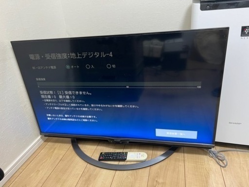 シャープ 40V型 テレビ  4T-C40AJ1 4K Android TV