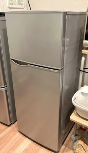 シャープ SHARP 冷蔵庫 (幅48.0cm) 128L 2ドア(右開き) シルバー系 SJ-H13E-S