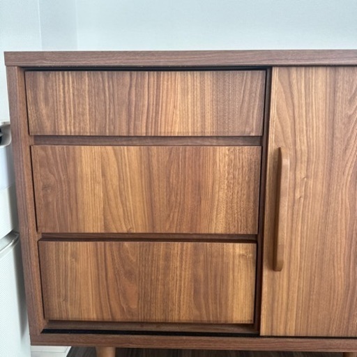 LOWYA テレビ台　キャビネット　幅120 ウォルナット LOWYA キャビネット ウォルナット LOWYA テレビ台 キャビネット 幅120