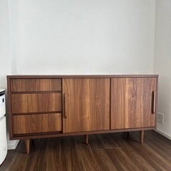 LOWYA キャビネット ウォルナット