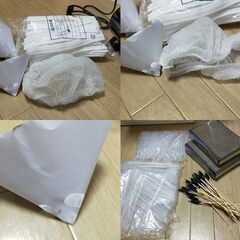 美品！toolsisland(ツールズアイランド)エアブラシ エアーコンプレッサー オイルレス ミニコンプレッサー 静音 付属品沢山