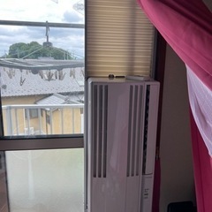 窓用エアコン テラス窓枠付