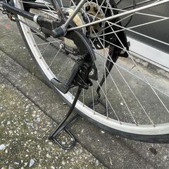 クレジット•分割払い可　◆店主私物の自転車です。　激安！・お買い得！　LEDオートライト装備・7段変速　27インチ・シティ車　通常よりも坂道に強い仕様
