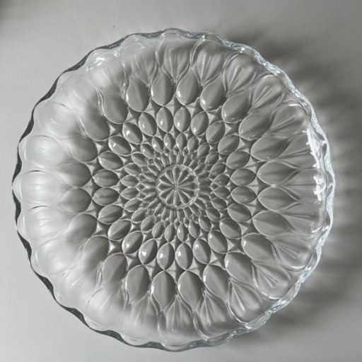 ガラス大皿35.5cm