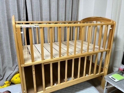 【美品】katoji  ベビーベッド