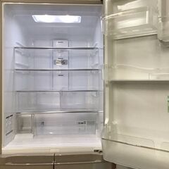 24Y455 ジE HITACHI 日立 冷凍冷蔵庫 R-K42E ビッグ＆スリム60 右開き 415L 2014年製 中古品